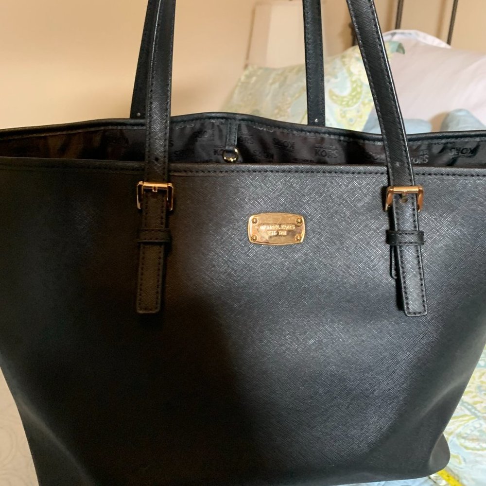 Black large Michael Kors tote